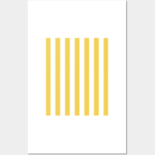 PRIMROSE YELLOW STRIPES Posters and Art